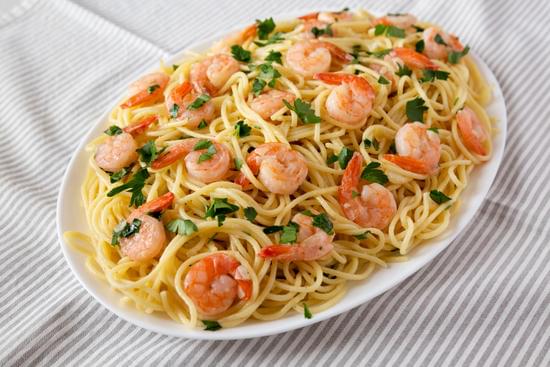 Garlic Butter Shrimp Pasta